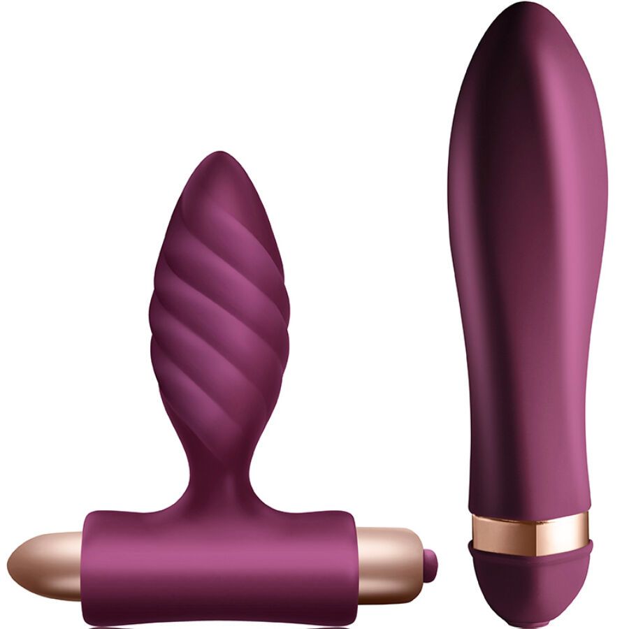 CLIMAXIMUM - DESIRE KIT VIBRATORE TWISTED + PLUG ANALE CLIMAXIMUM