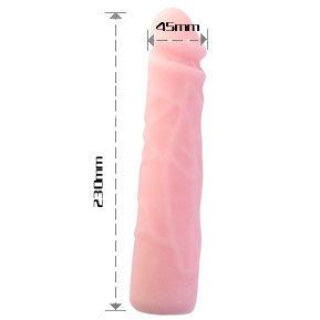 BAILE - DILDO IN SILICONE REALISTICO AL TOCCO DELLA PELLE 23 CM BAILE DILDOS
