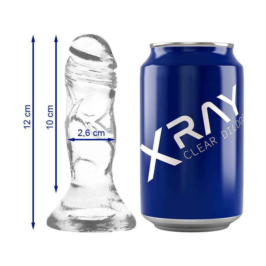 X RAY - CAZZO TRASPARENTE 12 CM -O- 2.6 CM X RAY