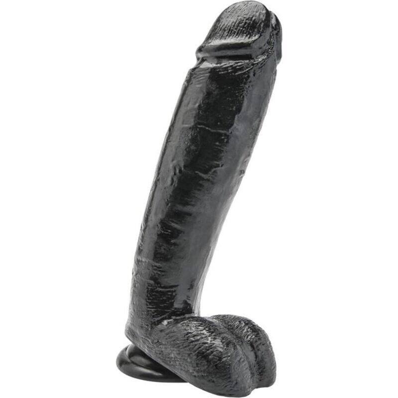 GET REAL - DILDO 25,5 CM CON SFERE NERO GET REAL