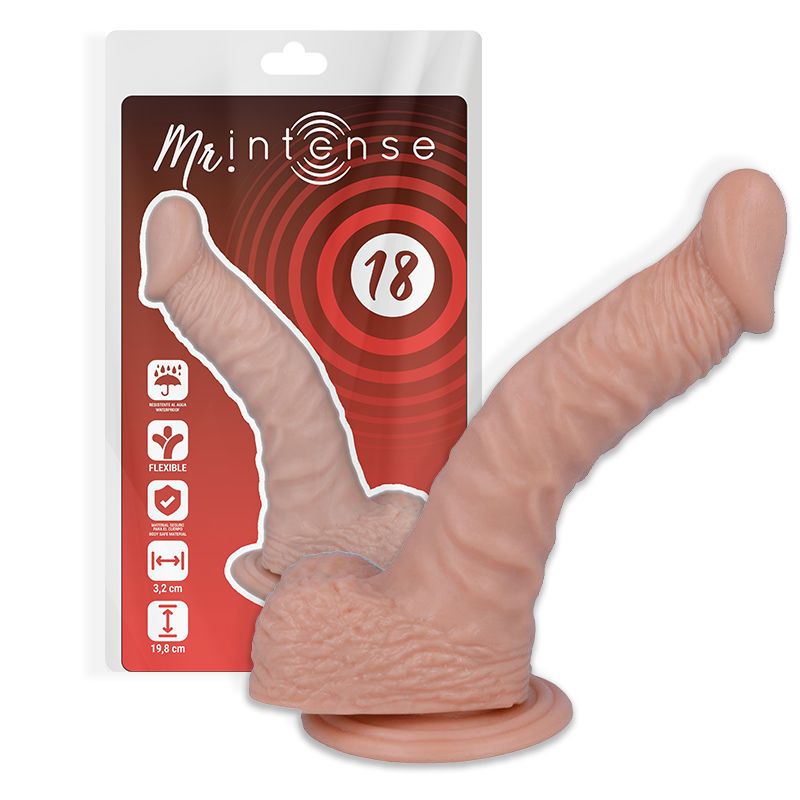 MR INTENSE - 18 PENE REALISTICO 19.8 CM -O- 3.2 CM MR. INTENSE DILDOS