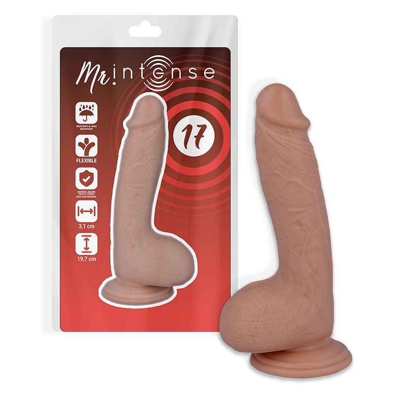 MR INTENSE - 17 PENE REALISTICO 19.7 CM -O- 4.1 CM MR. INTENSE DILDOS