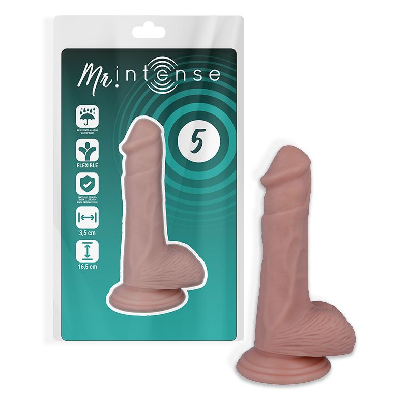 MR INTENSE - 5 PENE REALISTICO 16.5 CM -O- 3.5 CM MR. INTENSE DILDOS