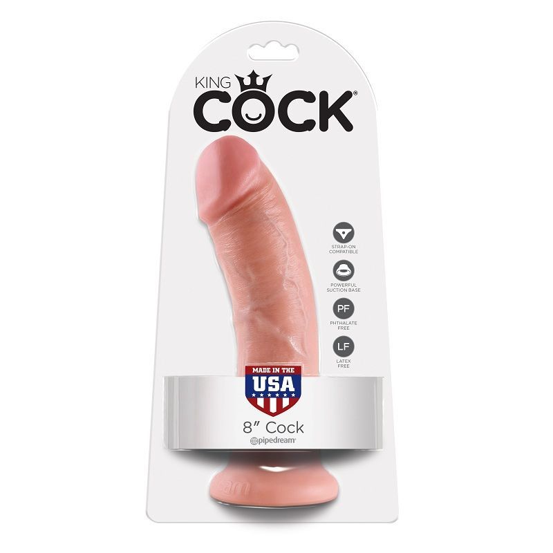 KING COCK - 8 DILDO FLESH 20.3 CM KING COCK