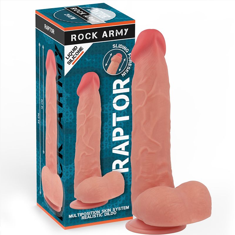 ROCKARMY - SILICONE LIQUIDO RAPTOR 24 CM -O- 4,4 CM ROCK ARMY