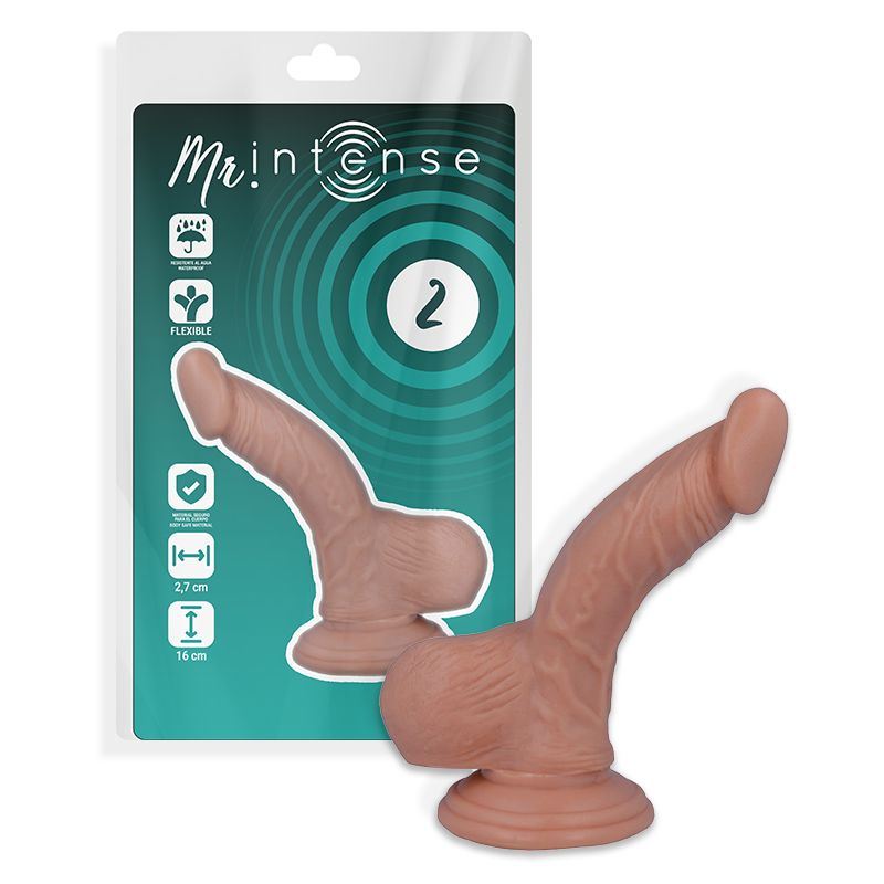 MR INTENSE - 2 PENE REALISTICO 16 CM -O- 2.7 CM MR. INTENSE DILDOS