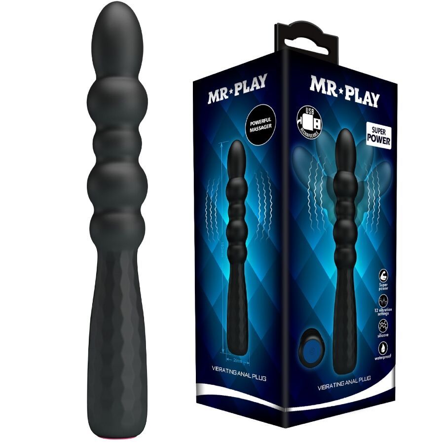 MR PLAY - PLUG ANALE VIBRANTE FLESSIBILE MR PLAY