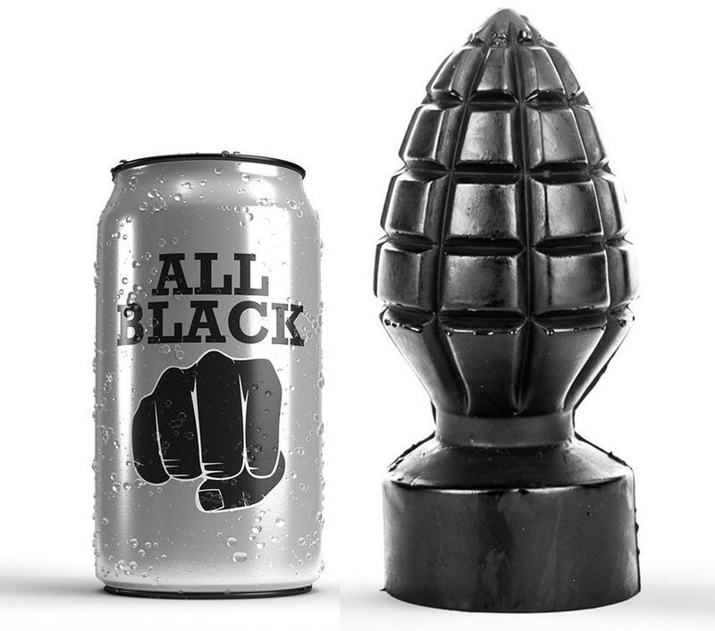 ALL BLACK - PLUG ANALE 14 CM ALL BLACK