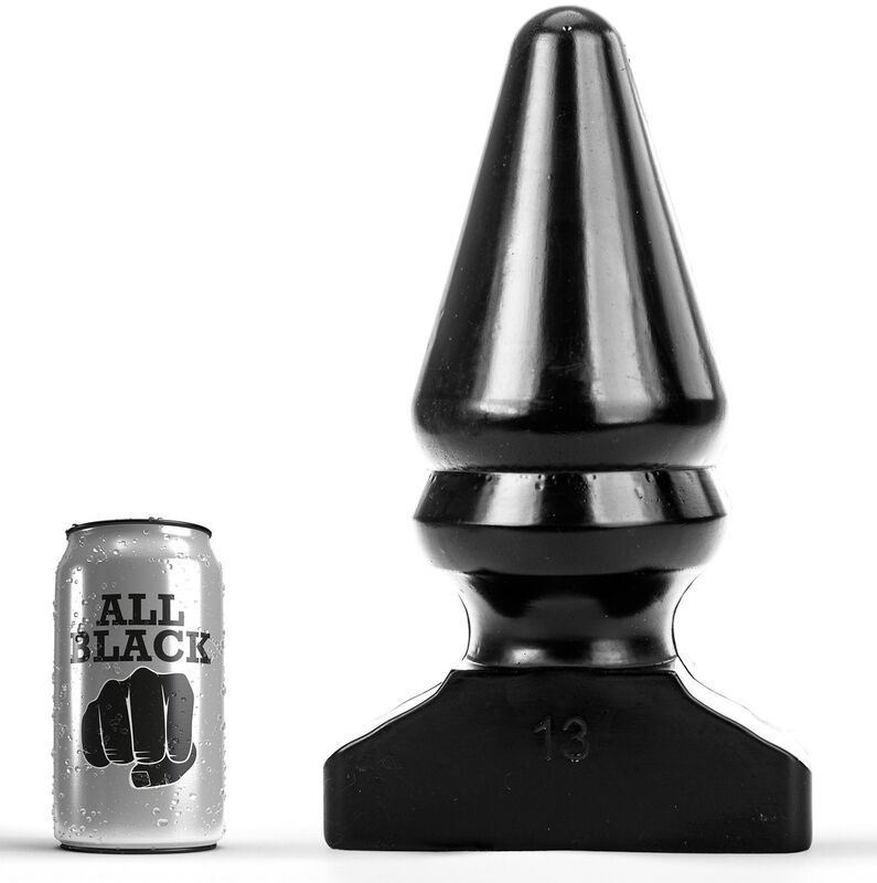 ALL BLACK - PLUG ANALE 28,5 CM ALL BLACK