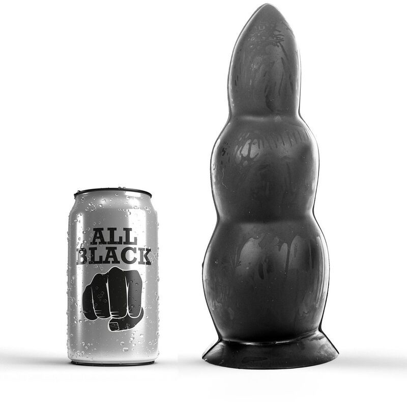 ALL BLACK - PLUG ANALE 23 CM ALL BLACK