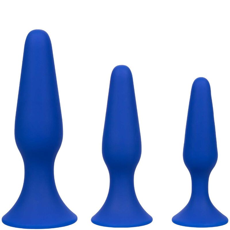 CALEXOTICS - ADMIRAL KIT 3 PLUG ANALI BLU CALEXOTICS