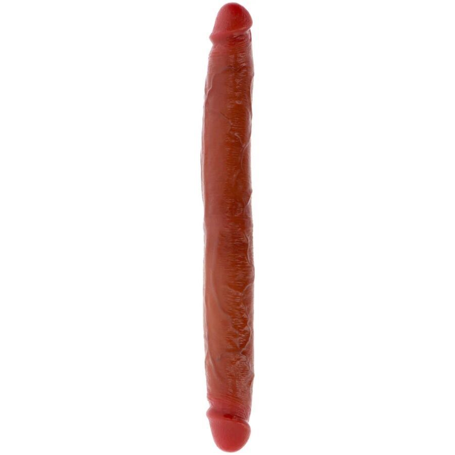 GET REAL - DILDO IN SILICONE A DOPPIA ESTREMITÀ CARAMELLO 35 CM GET REAL