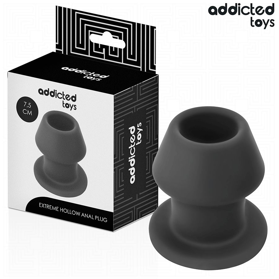 ADDICTED TOYS - EXTREME HOLLOW ANAL PLUG TAGLIA S 7,5 CM ADDICTED TOYS