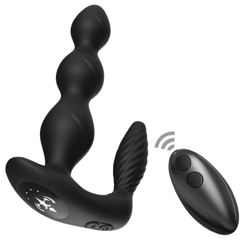 ARMONY - VIBRATORE E STIMOLATORE MANFUN PLUG ANALE TELECOMANDO NERO ARMONY ANAL