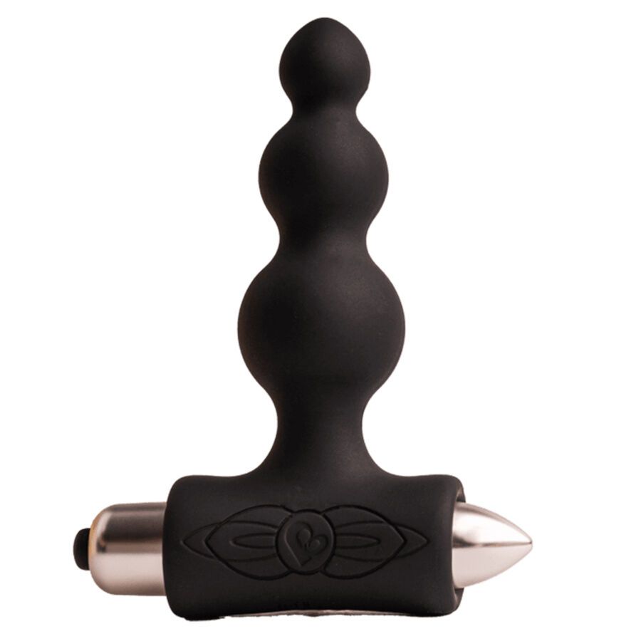 ROCKS-OFF - PETITE SENSATIONS BUBBLES PLUG ANALE VIBRATORE NERO ROCKS-OFF