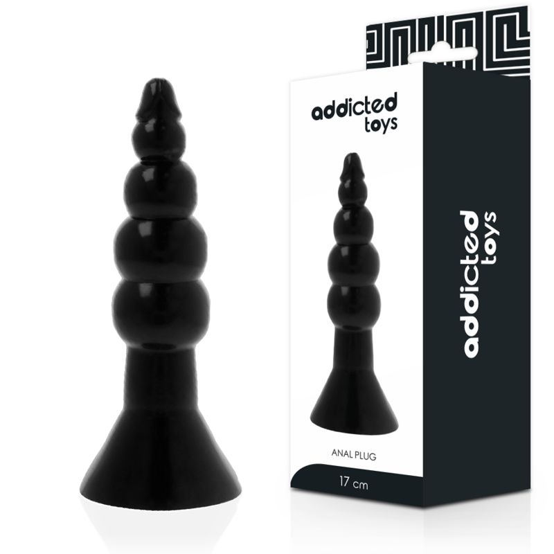 ADDICTED TOYS - PLUG ANALE 17 CM NERO ADDICTED TOYS