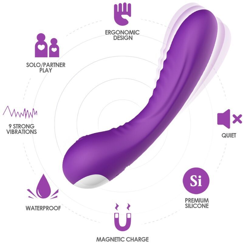 ARMONY - VIBRATORE LEGEND IN SILICONE VIOLA ARMONY VIBRATORS