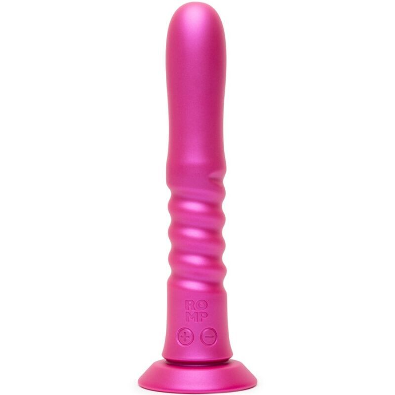ROMP - JIGGLE VIBRATORE SU E GIÙ CON VENTOSA ROSA ROMP