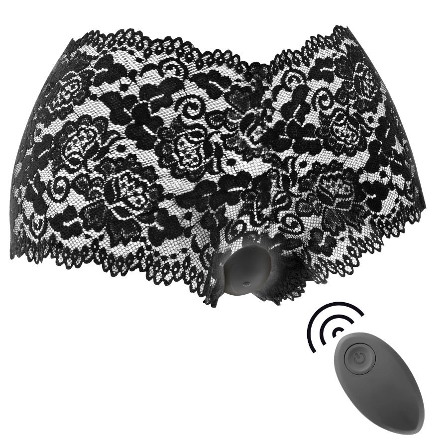 BLACK&amp;SILVER - STIMOLATORE TELECOMANDO ZARA CON SLIP IN OMAGGIO BLACK&amp;SILVER