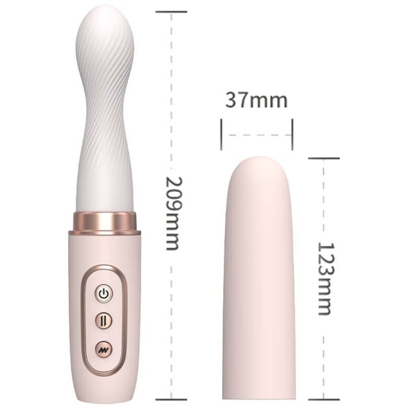 ARMONY - VIBRATORE ROTATORE E MACCHINA TELESCOPICA AUTOMATICA GIALLO ARMONY VIBRATORS