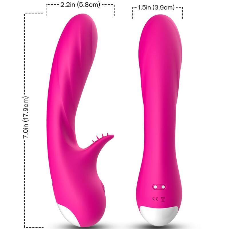 ARMONY - VIBRATORE ROMANCE CON STIMOLATORE FUCSIA ARMONY VIBRATORS