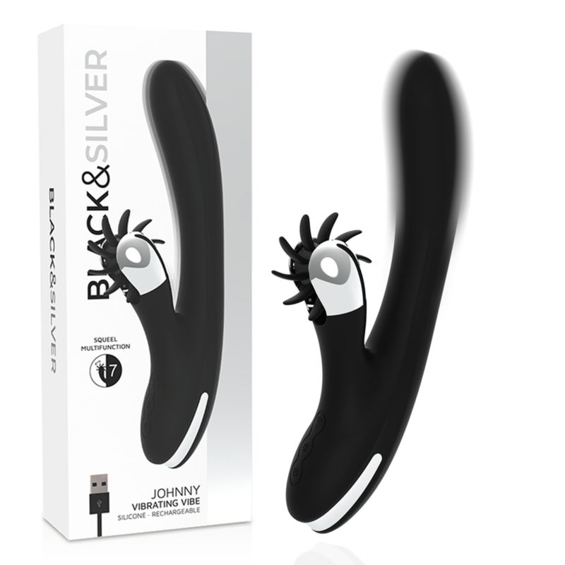 BLACK&amp;SILVER - VIBRA VIBRANTE BUNNY JOHNNY BLACK&amp;SILVER