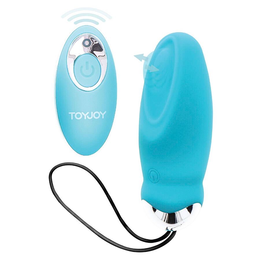 TOYJOY - VIBRATORE HAPPINESS SONO COSÌ EGGCITED CON TELECOMANDO BLU TOYJOY
