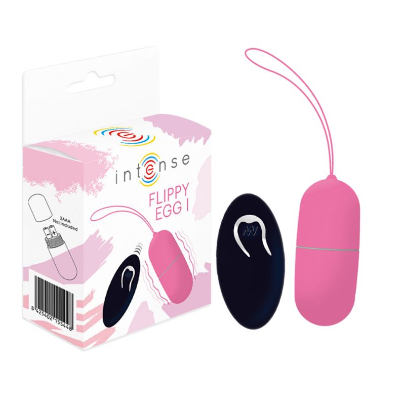 INTENSE - FLIPPY I UOVO VIBRANTE CON TELECOMANDO ROSA INTENSE REMOTE CONTROL