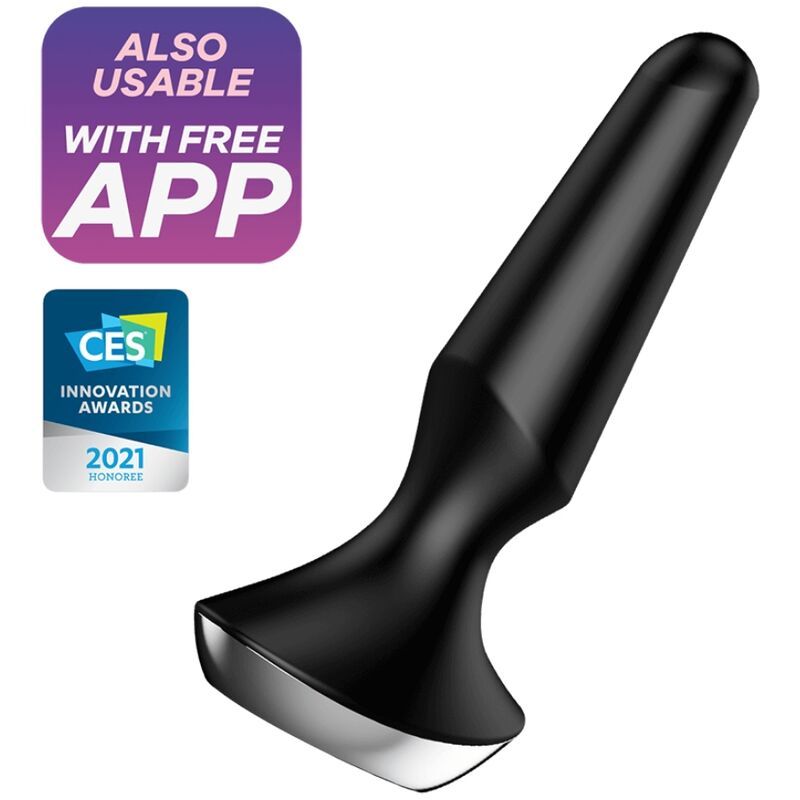 SATISFYER - PLUG ILICIOUS 2 PLUG VIBRATORE NERO SATISFYER CONNECT