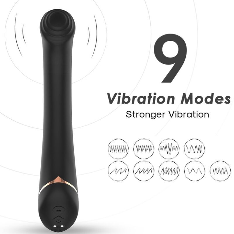 ARMONY - VIBRATORE FALT TESTA IN SILICONE NERO ARMONY VIBRATORS