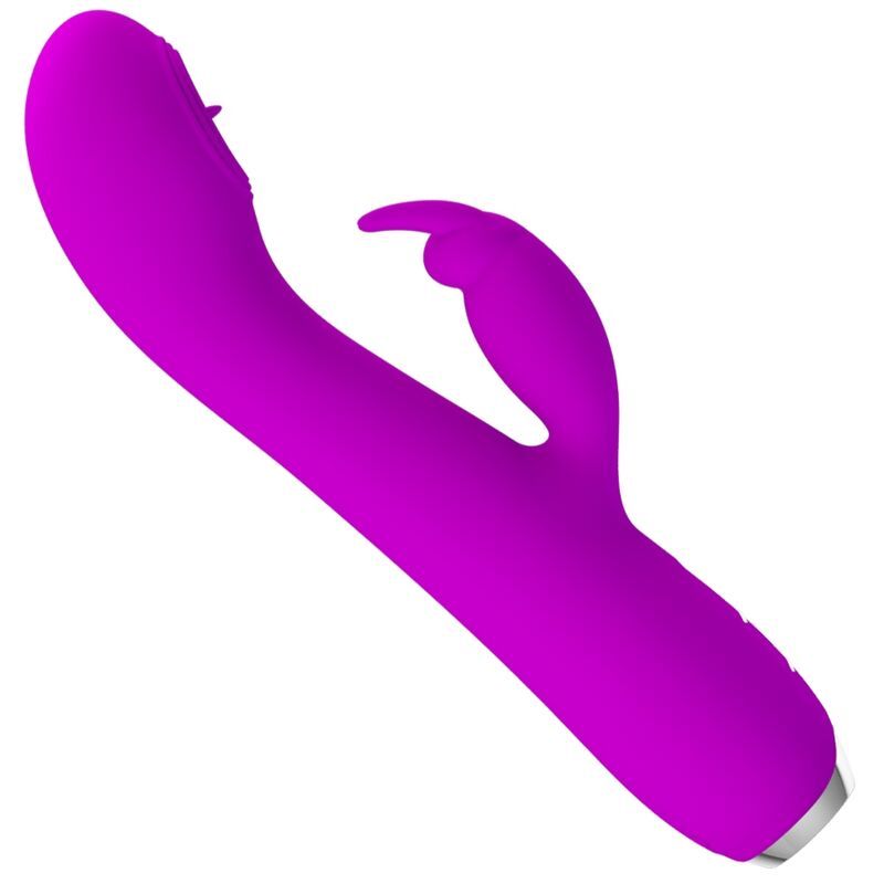 PRETTY LOVE - VIBRATORE RICARICABILE RACHEL CON VENTOSA VIOLA HIGH TECH