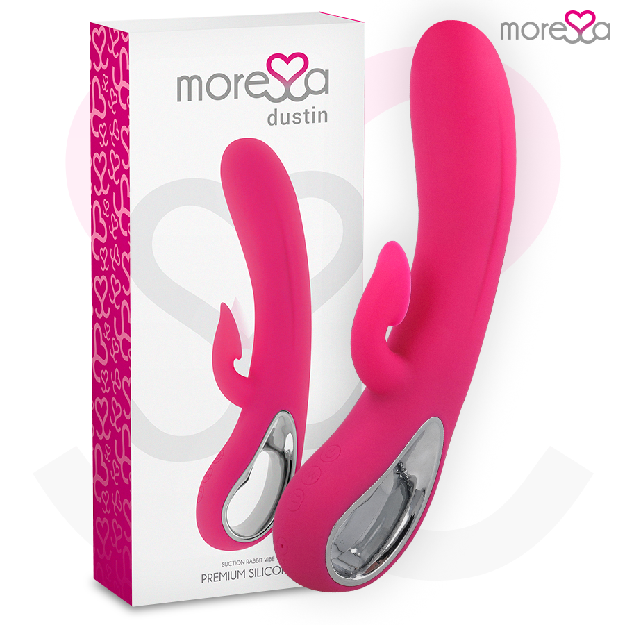 MORESSA - DUSTIN ASPIRAZIONE CLITORIDEA E VIBRAZIONE POTENTE SILICONE PREMIUM RICARICABILE MORESSA