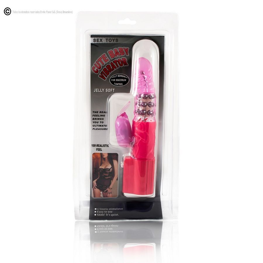 BAILE - ROTATORE CONIGLIO ROSA CON SUPERSTIMOLATORE BAILE ROTATIONS