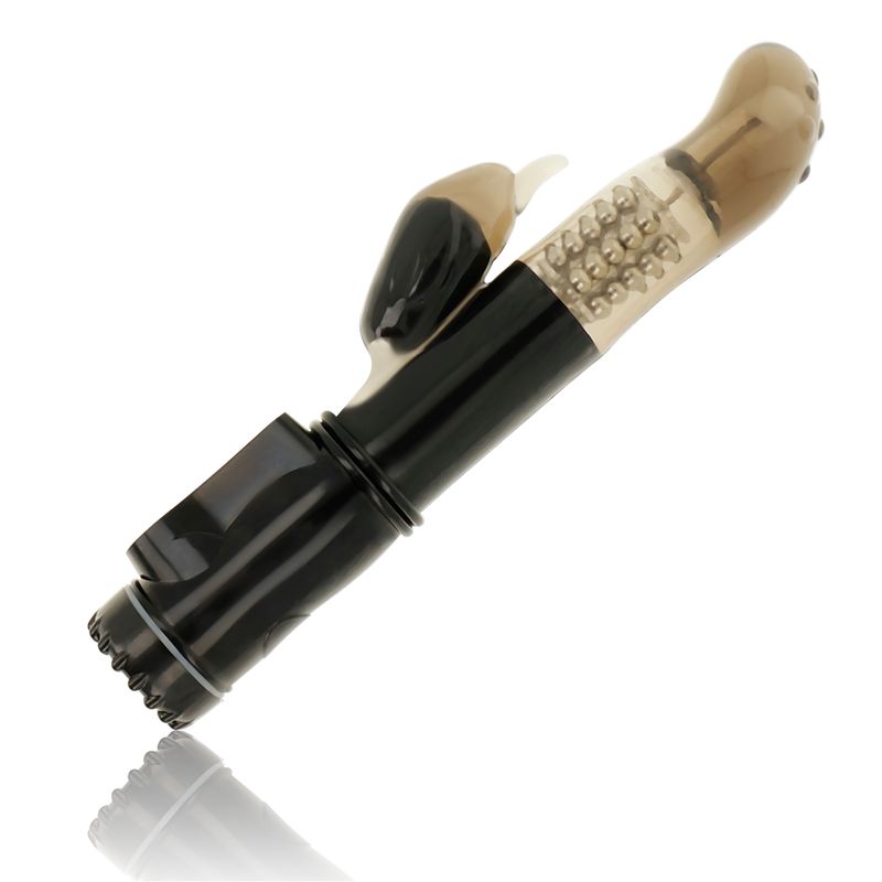 OHMAMA - VIBRATORE ROTATORE CON STIMOLATORE DEL CLITORIDE DELFIN OHMAMA VIBRATORS