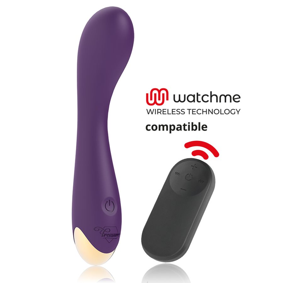 TREASURE - HANSEL VIBRATORE PUNTO G + TELECOMANDO WATCHME TREASURE