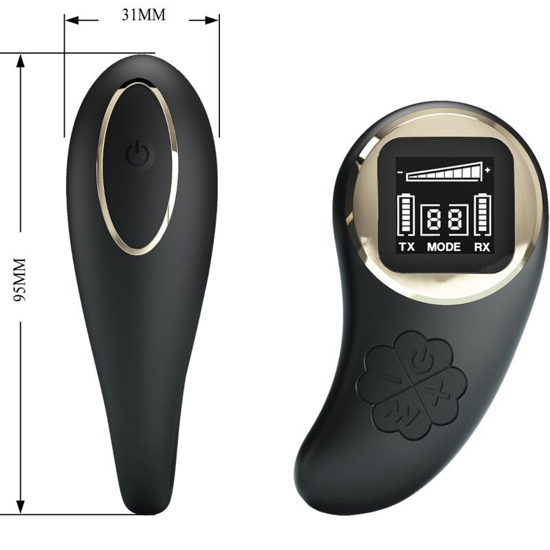 PRETTY LOVE - TELECOMANDO VIBRATORE NATHAN DOUBLE PLEASURE REMOTE CONTROL