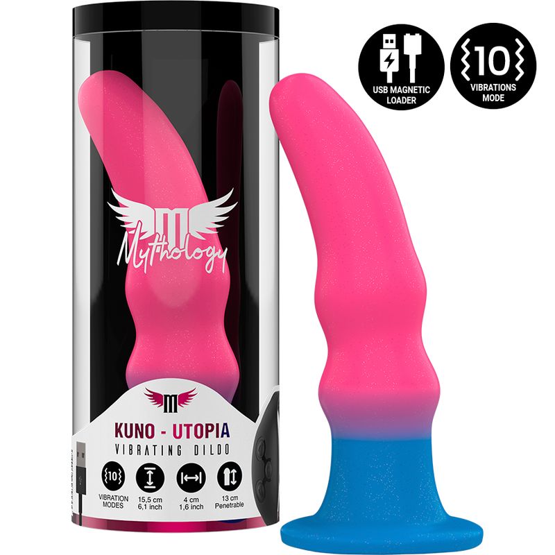 MYTHOLOGY - KUNO UTOPIA DILDO M - VIBRATORE COMPATIBILE CON TECNOLOGIA WIRELESS WATCHME MYTHOLOGY FANTASY DILDO