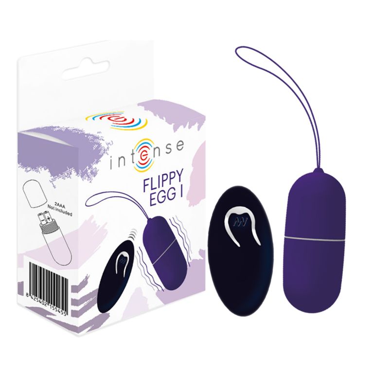 INTENSE - FLIPPY I UOVO VIBRANTE CON TELECOMANDO VIOLA INTENSE REMOTE CONTROL