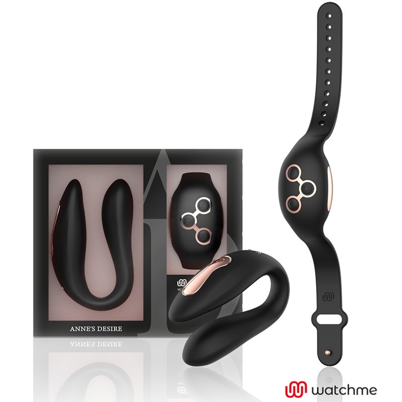ANNE'S DESIRE - DUAL PLEASURE TECNOLOG A WATCHME NERO/ORO ANNE´S DESIRE