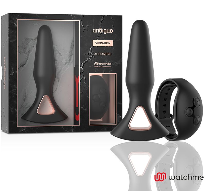 ANBIGUO - WATCHME VIBRATORE TELECOMANDO PLUG ANALE ALEXANDRU ANBIGUO