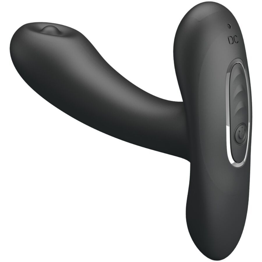 PRETTY LOVE - REMINGTON MASSAGGIATORE VIBRANTE ANALE E VAGINALE NERO ANAL TOYS