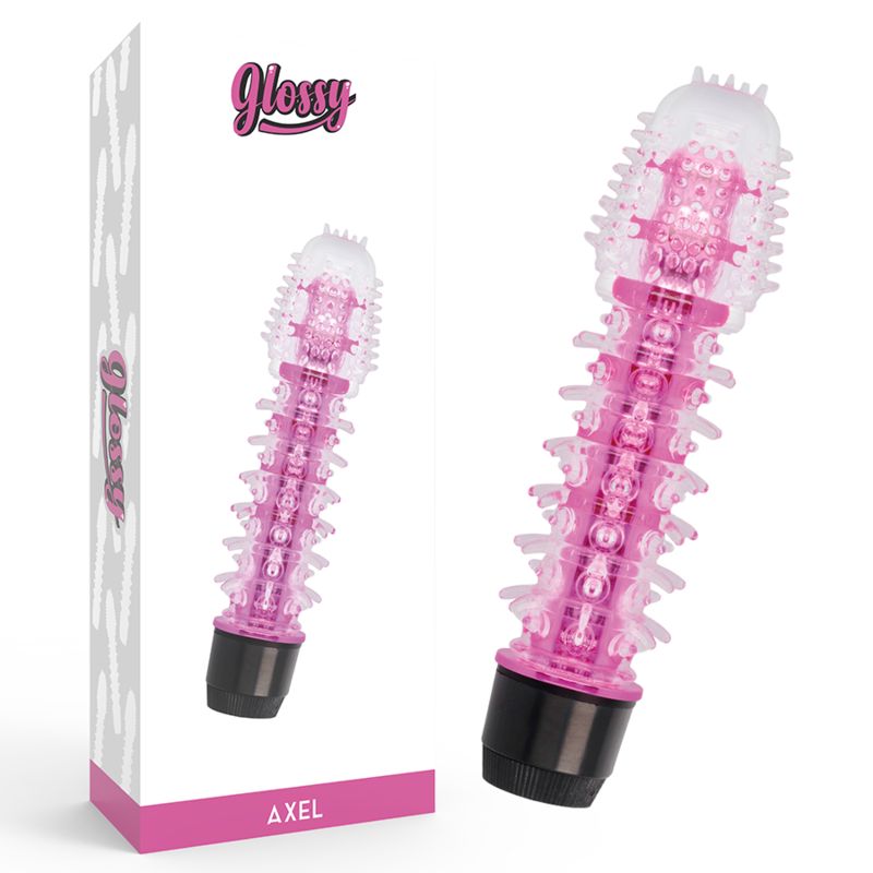 GLOSSY - VIBRATORE AXEL ROSA GLOSSY