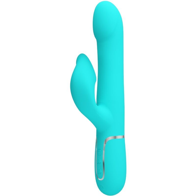 PRETTY LOVE - PERLE VIBRANTI CONIGLIO VERDE ACQUA HIGH TECH