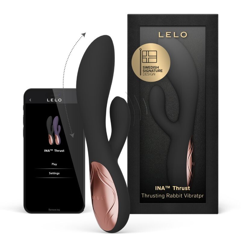 LELO - INA VIBRATORE A SPINTA THRUST RABBIT NERO LELO