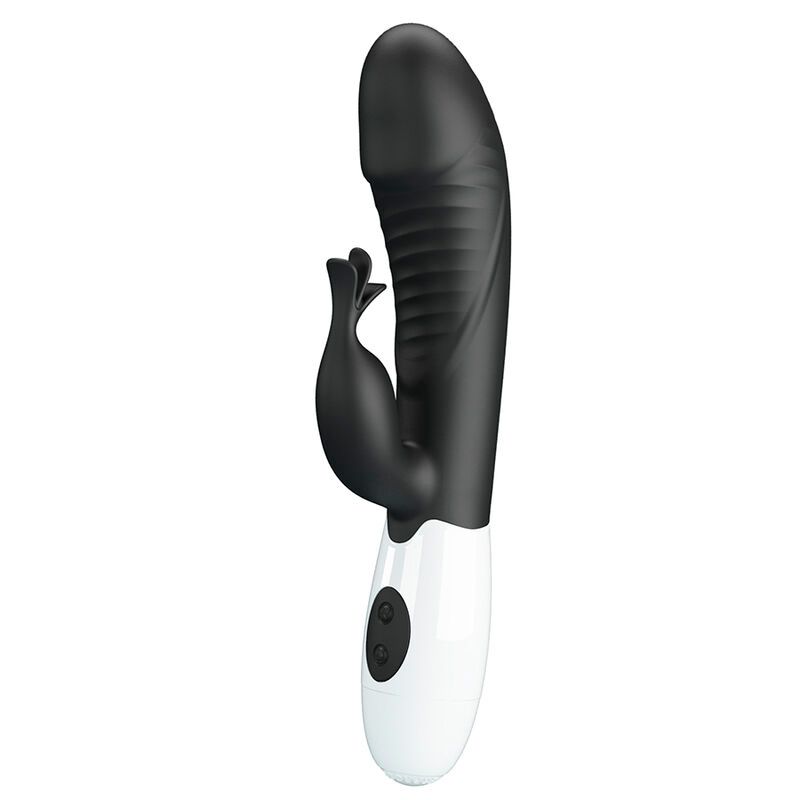 PRETTY LOVE - VIBRATORE A CONIGLIO RASMUSSEN 30 FUNZIONI NERO HIGH TECH