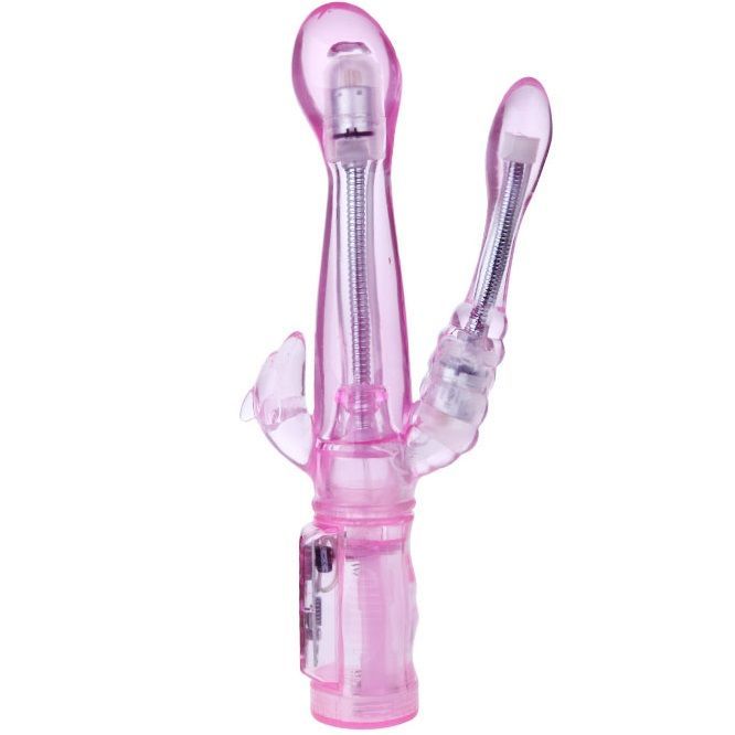 BAILE - VIBRATORE FLESSIBILE CON STIMOLATORE ANALE BAILE VIBRATORS
