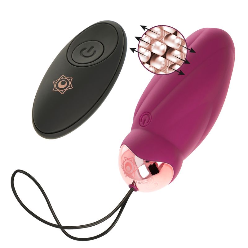 RITHUAL - SITA EGG TELECOMANDO ROTAZIONE PERLINE + VIBRAZIONE RITHUAL