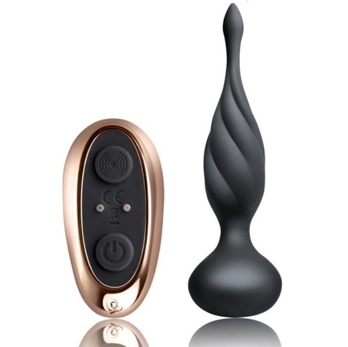 ROCKS-OFF - STIMOLATORE ANALE DISCOVER - NERO ROCKS-OFF