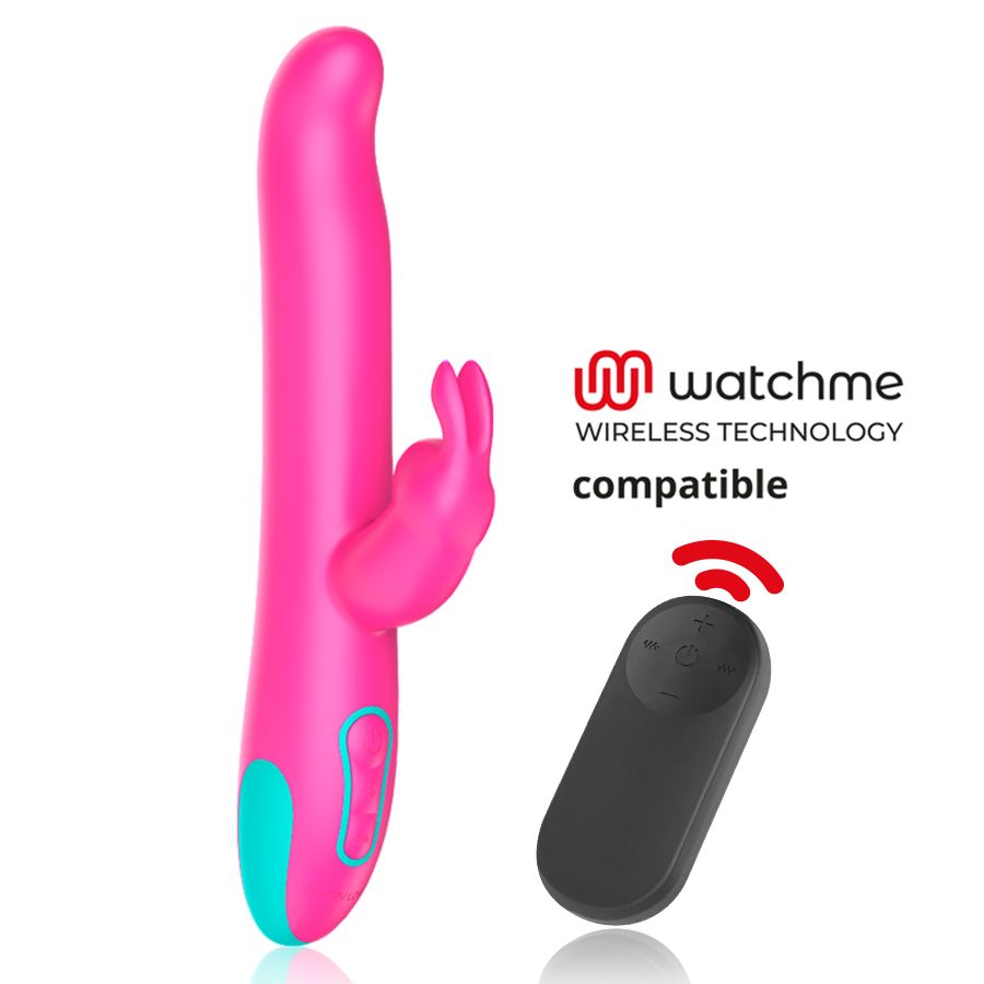 HAPPY LOKY - PLUTO VIBRATORE RABBIT E ROTATORE + TELECOMANDO WATCHME HAPPY LOKY