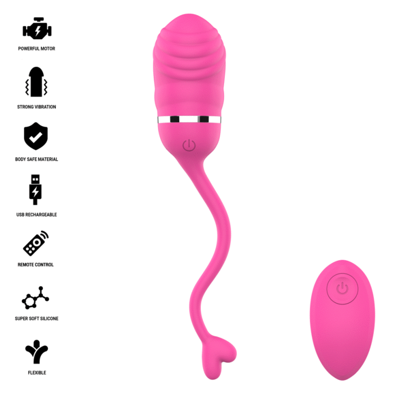INTENSE - SOOKIE UOVO VIBRANTE CON TELECOMANDO ROSA INTENSE REMOTE CONTROL